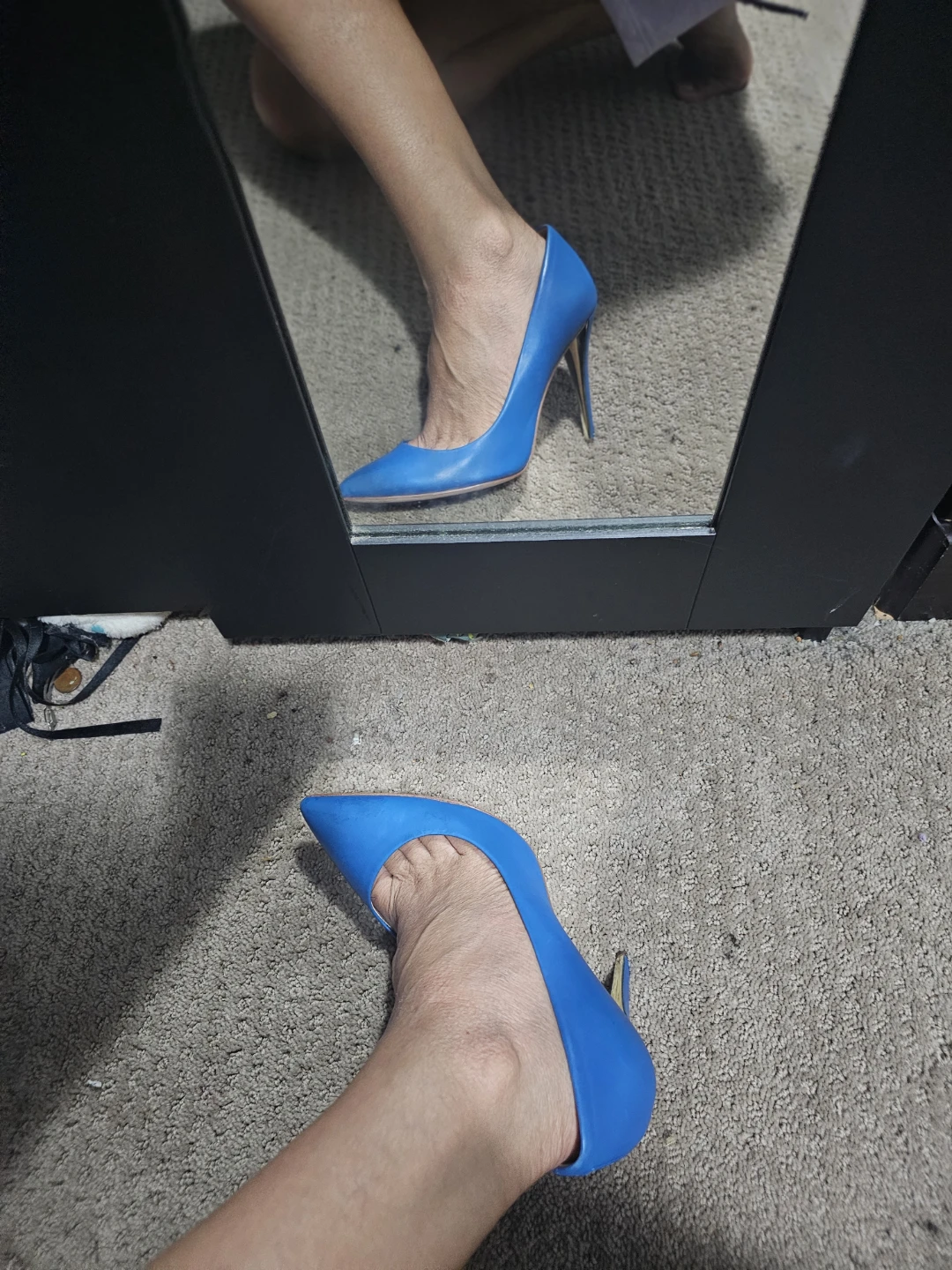 Marciano Blue Pointed-Toe Stiletto Heels - photo 5