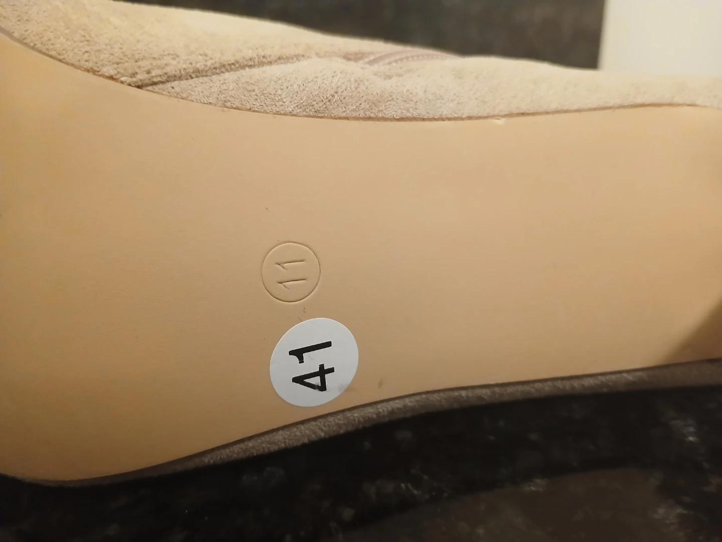 Beige Suede Ankle Boots Size 11 - photo 2