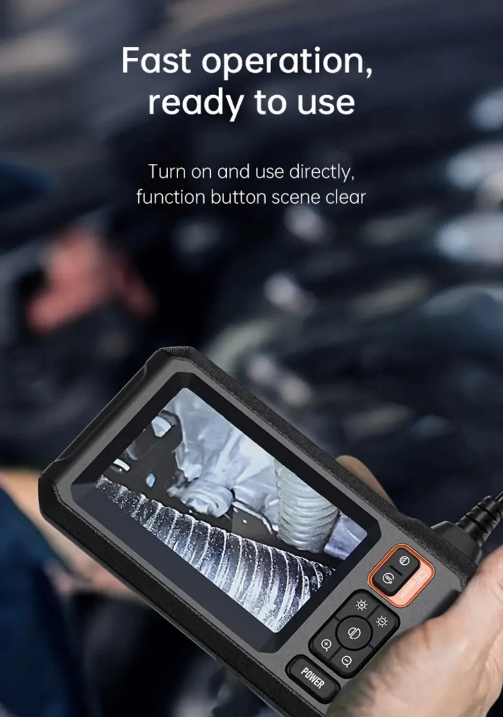 C30 Endoscope 4.3 inch IPS Display - photo 5