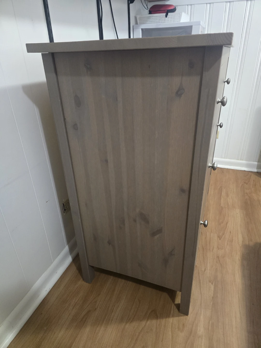 Ikea Grey-Brown 3 Drawer Dresser - photo 2