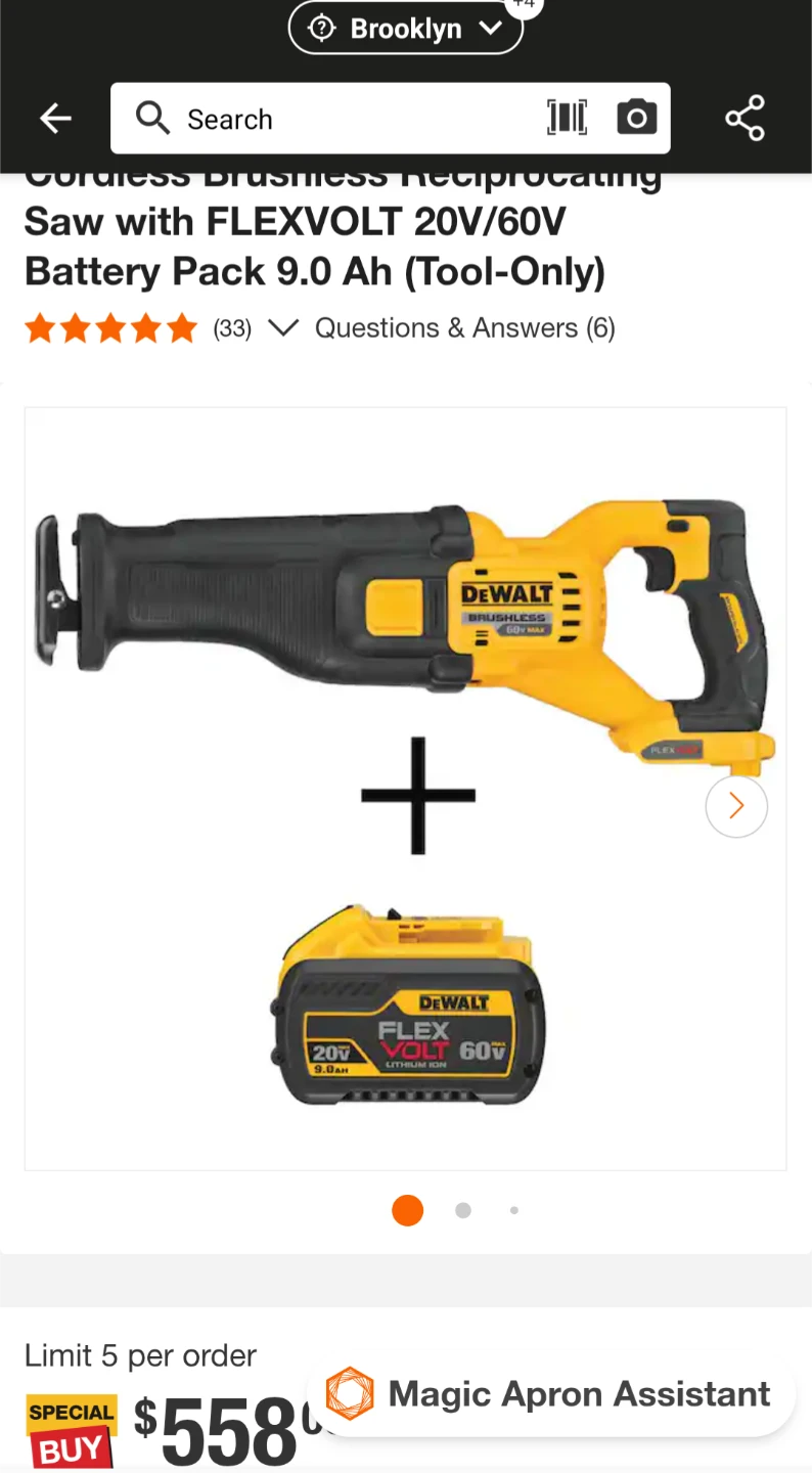 60V Max DeWalt FLEXVOLT Reciprocating Saw PRO-Combo - photo 2