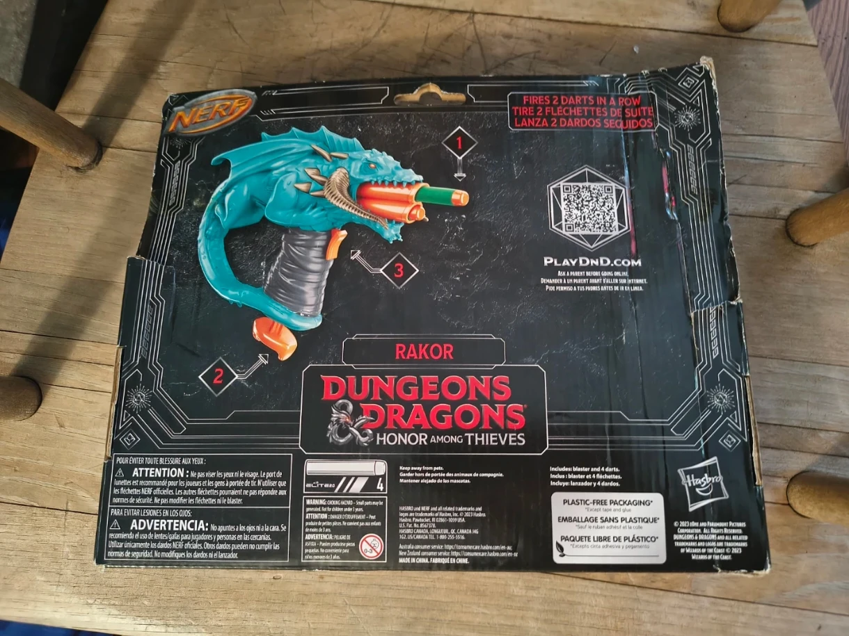 Nerf Dungeons & Dragons Honor Among Thieves Rakor Blaster - photo 2