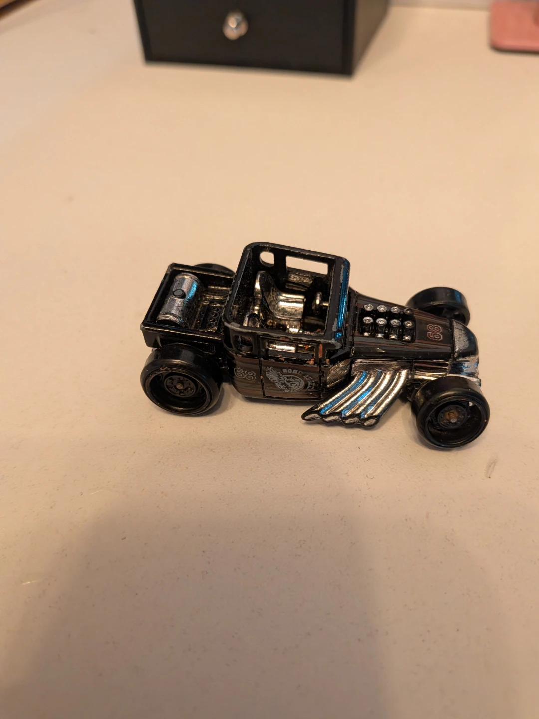Hot Wheels Bone Shaker Black Toy Car - photo 4