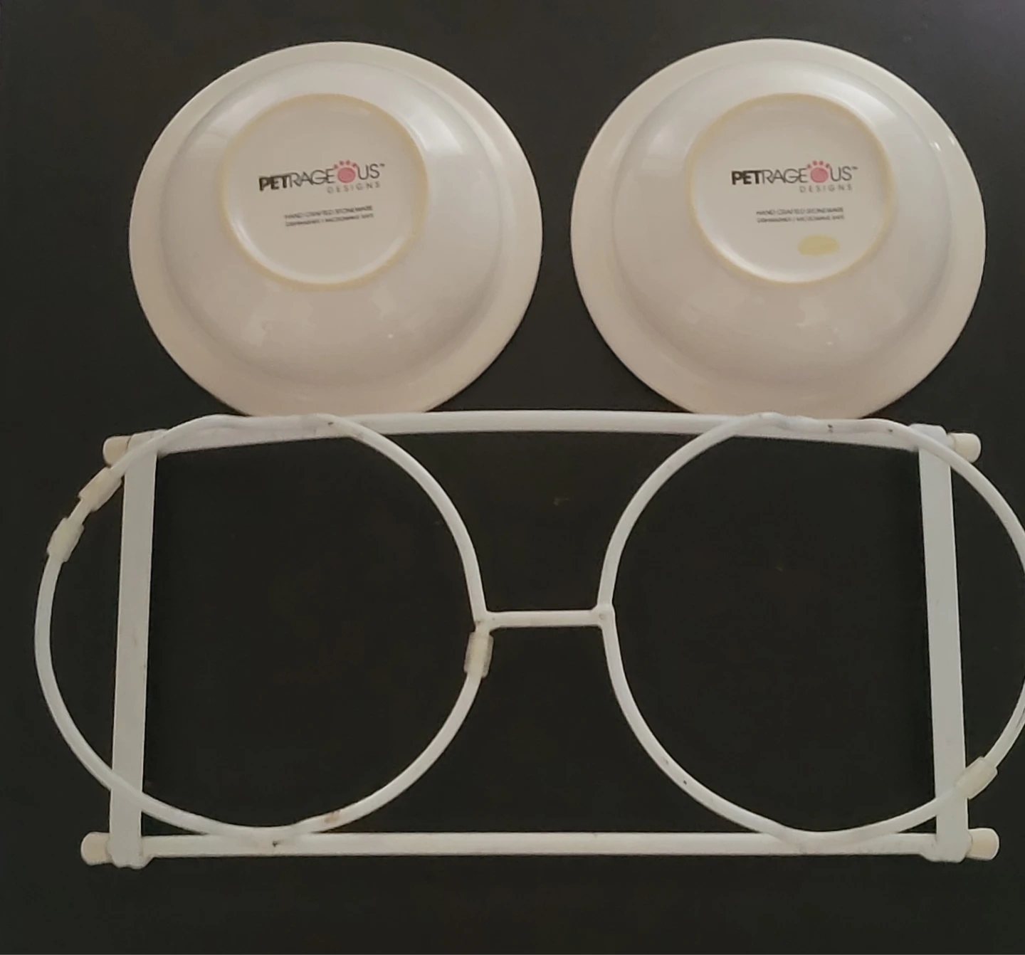 Pet Dishes and Stand - photo 3