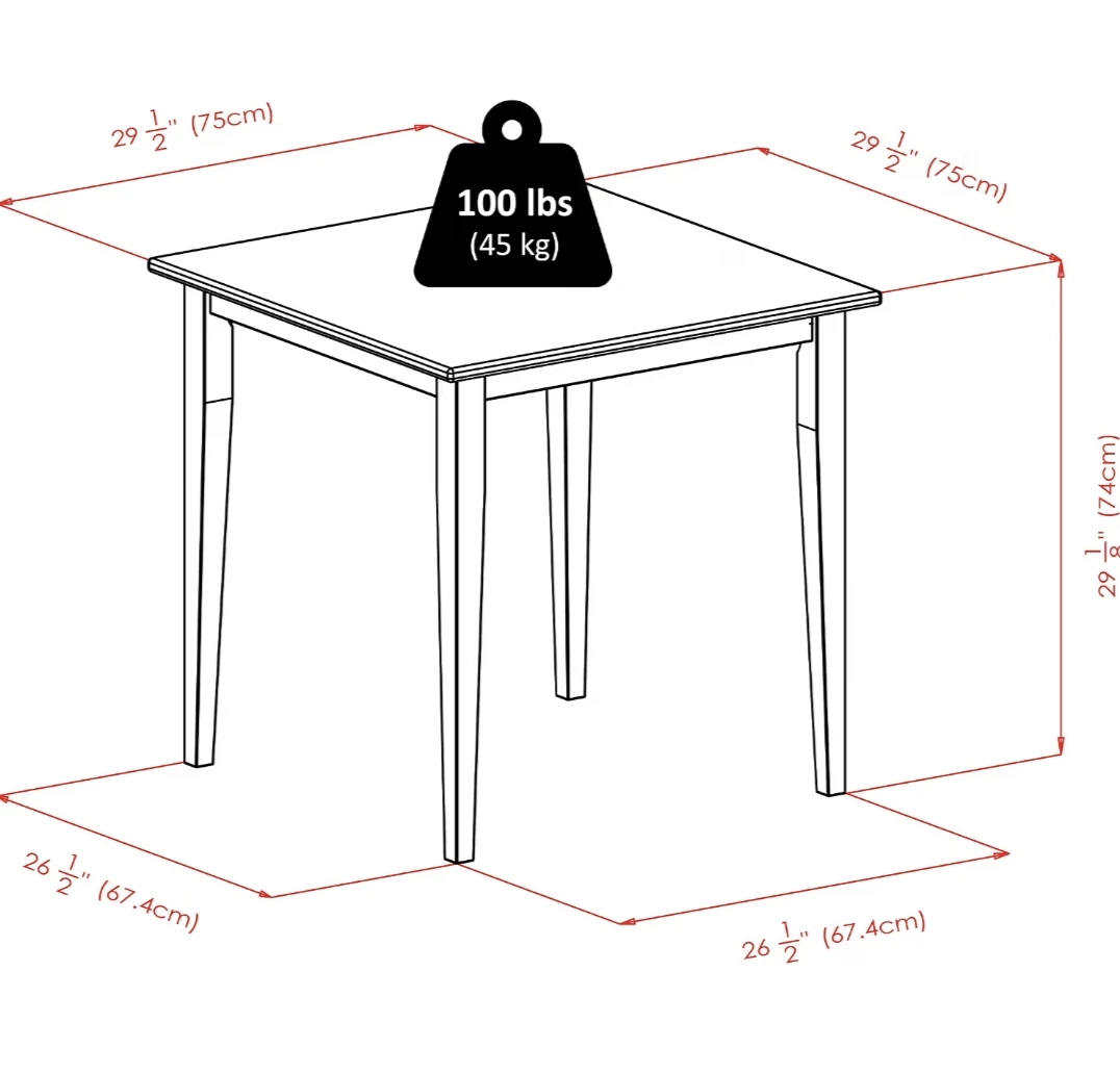 **Moving Sale** Solid Wood Dining Table - photo 4