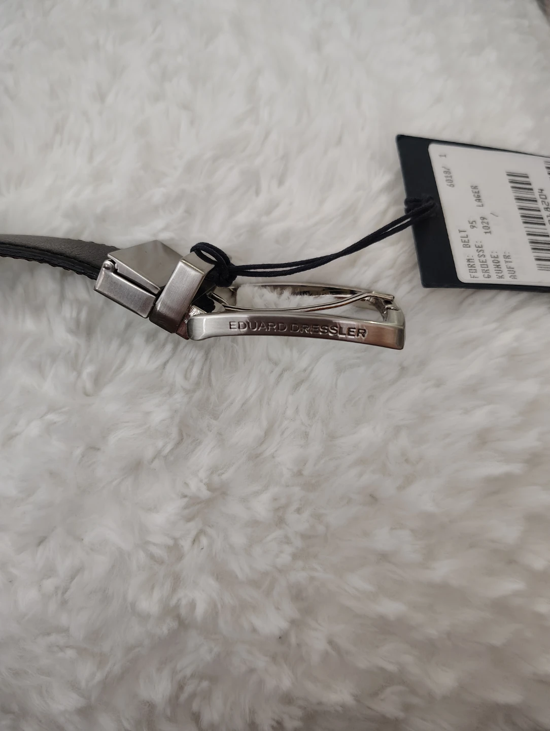 Eduard Dressler Reversible Leather Belt – Size 95 cm - photo 4