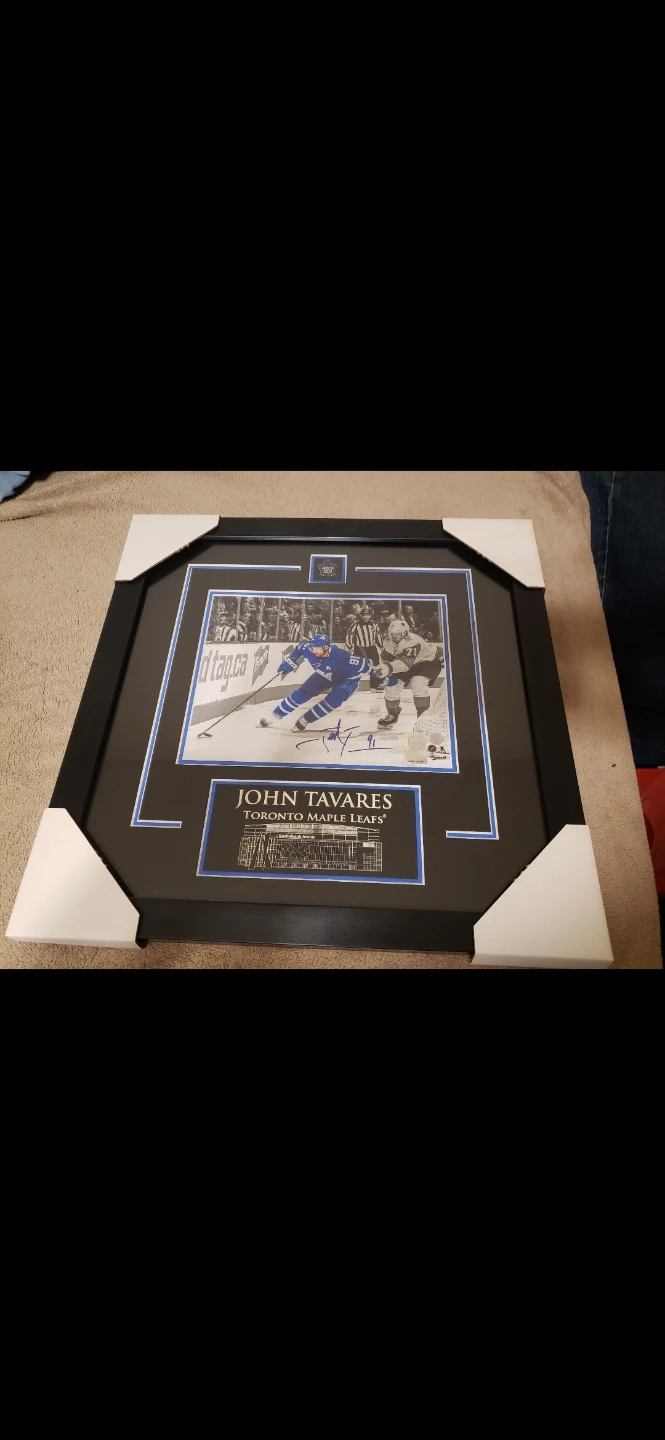 John Tavares Toronto Maple Leafs Signed Framed Photo
