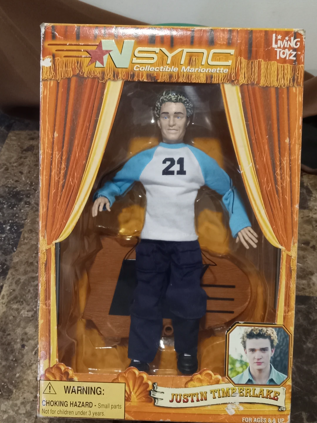NSYNC Collectible Marionette Doll Justin timberlake
