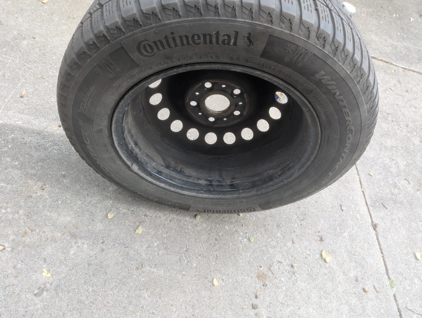 4 Continental WinterContact with steel rims - photo 3