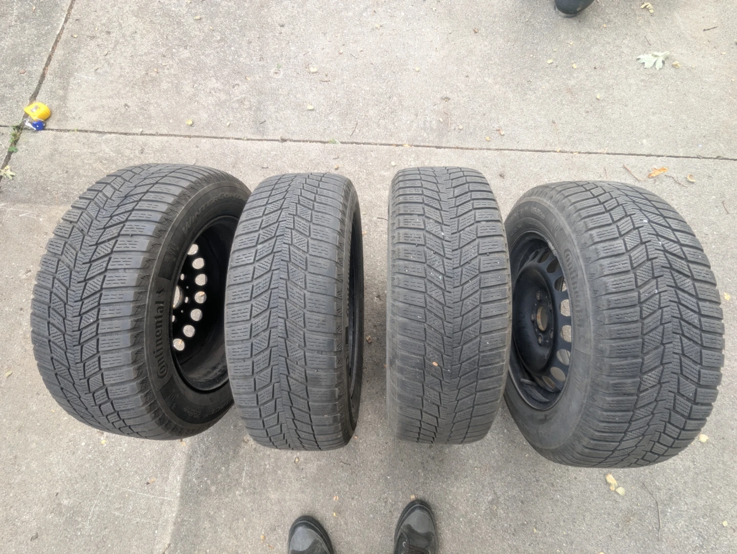 4 Continental WinterContact with steel rims - photo 5