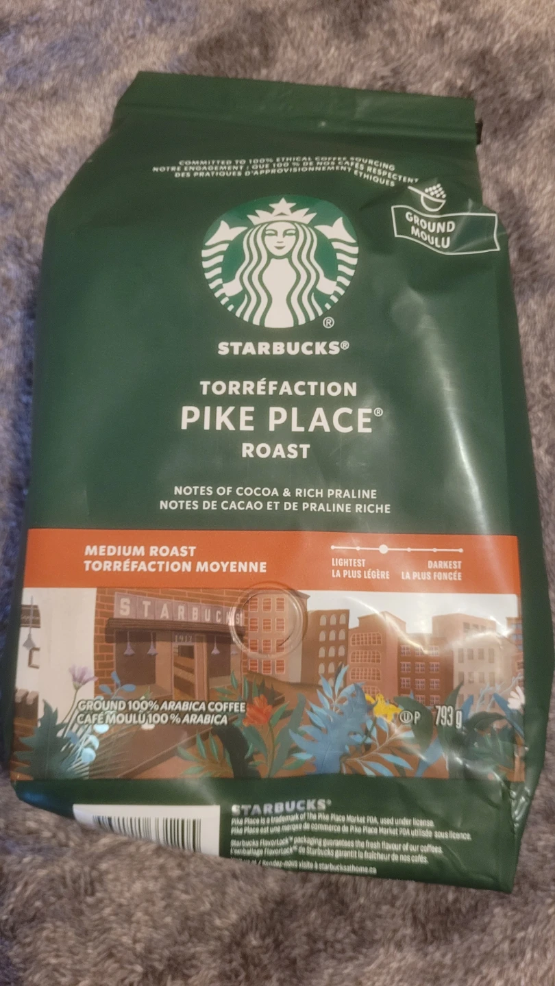 Starbucks Pike Place Roast Ground Coffee 793g