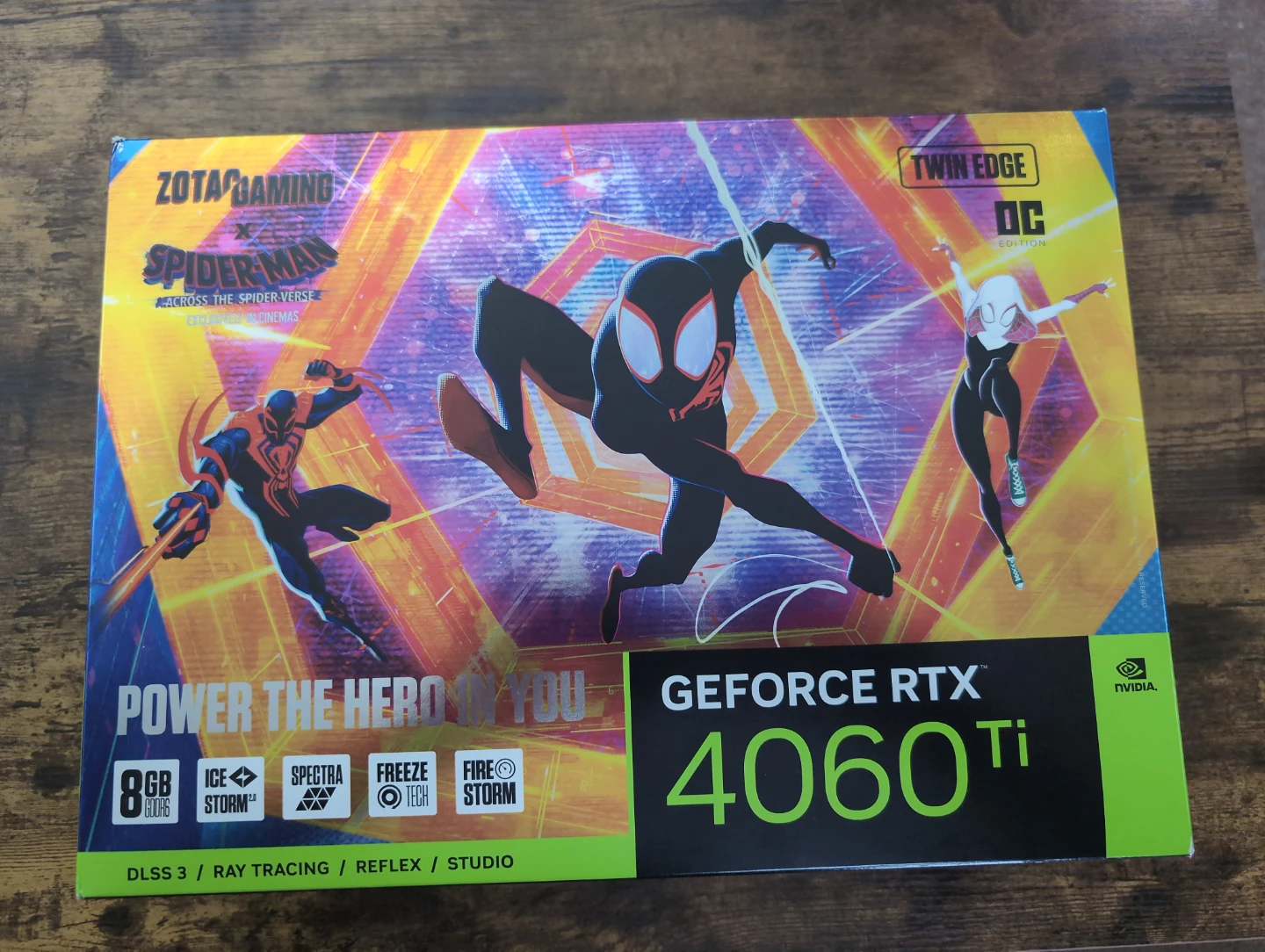 Zotac Gaming Spider-Man Spider-Verse GeForce RTX 4060 Ti