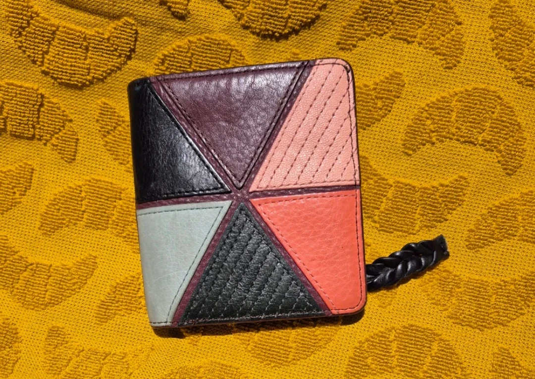Fossil multi-coloured leather wallet - photo 5