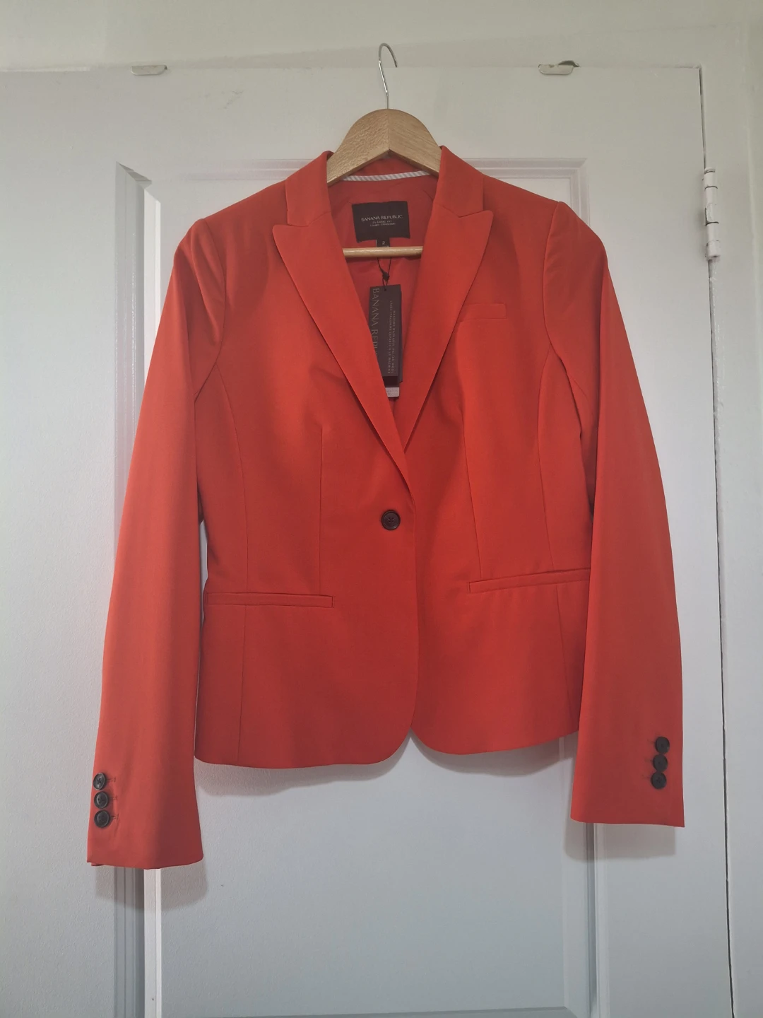 Banana Republic Classic Fit Blazer, Red, Size 2 - photo 5
