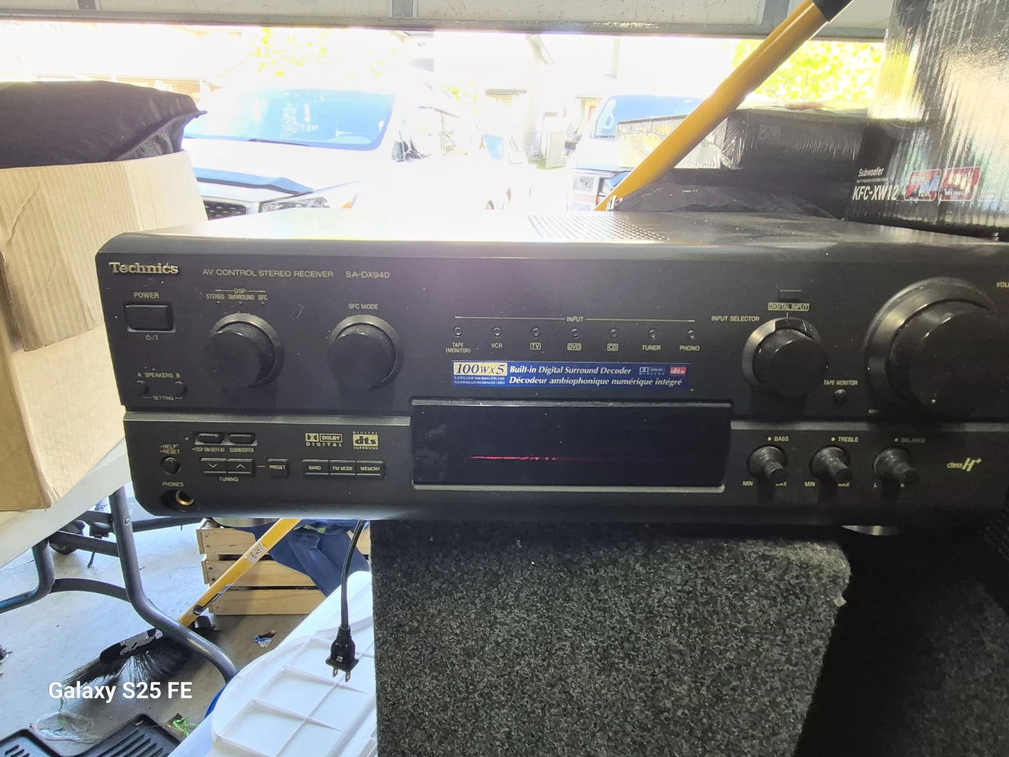 Technics AV Control Stereo Receiver SA-DX940