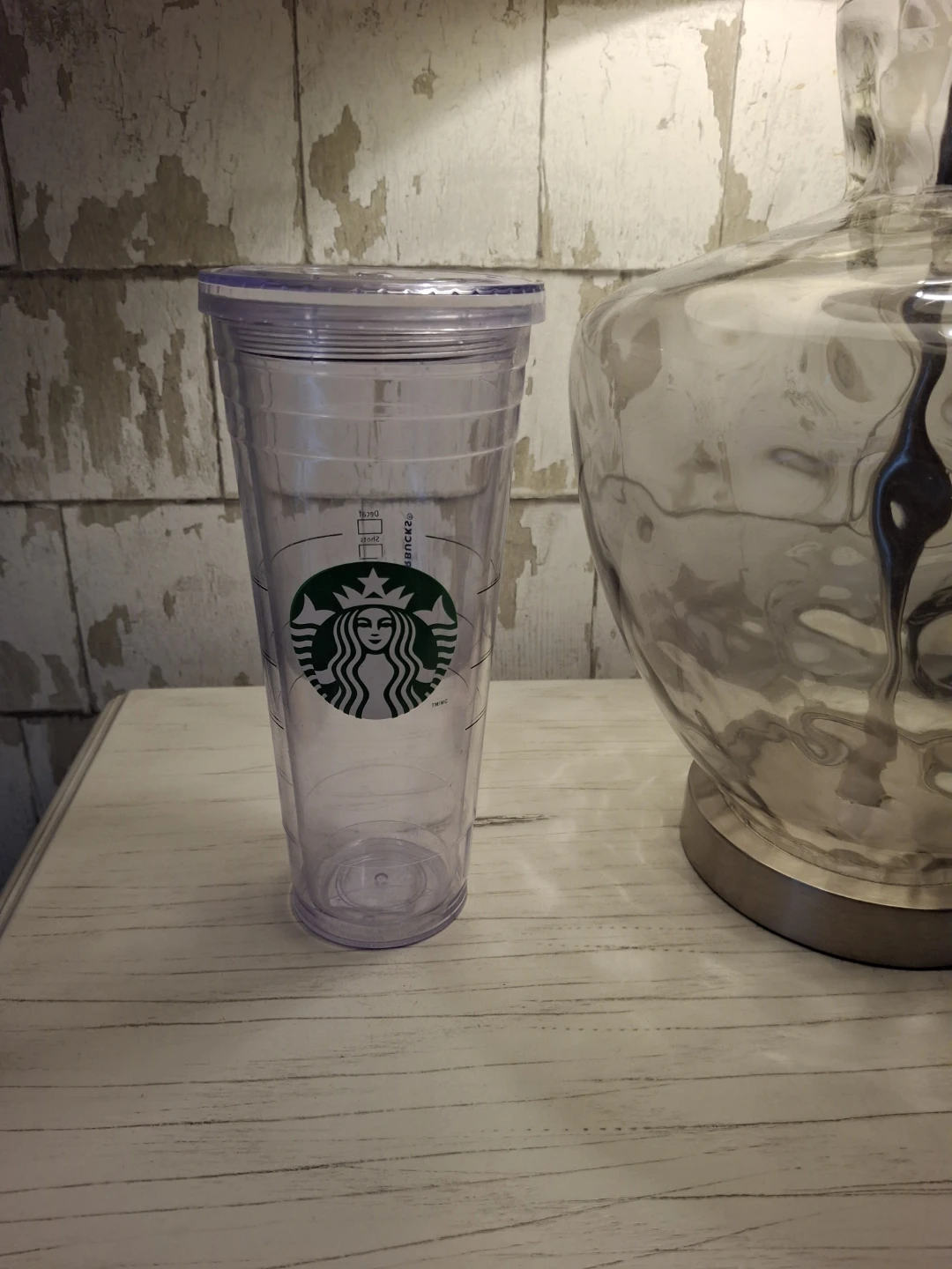 Starbucks large cup.