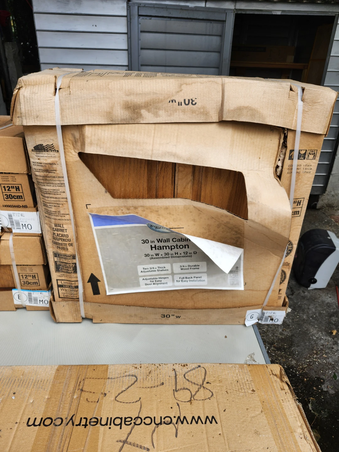Hampton Bay 30 inch Oak Wall Cabinet - photo 4