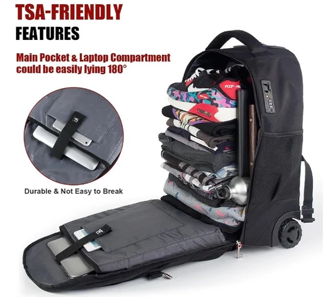 Zomfelt Extra Large Rolling Backpack - photo 2