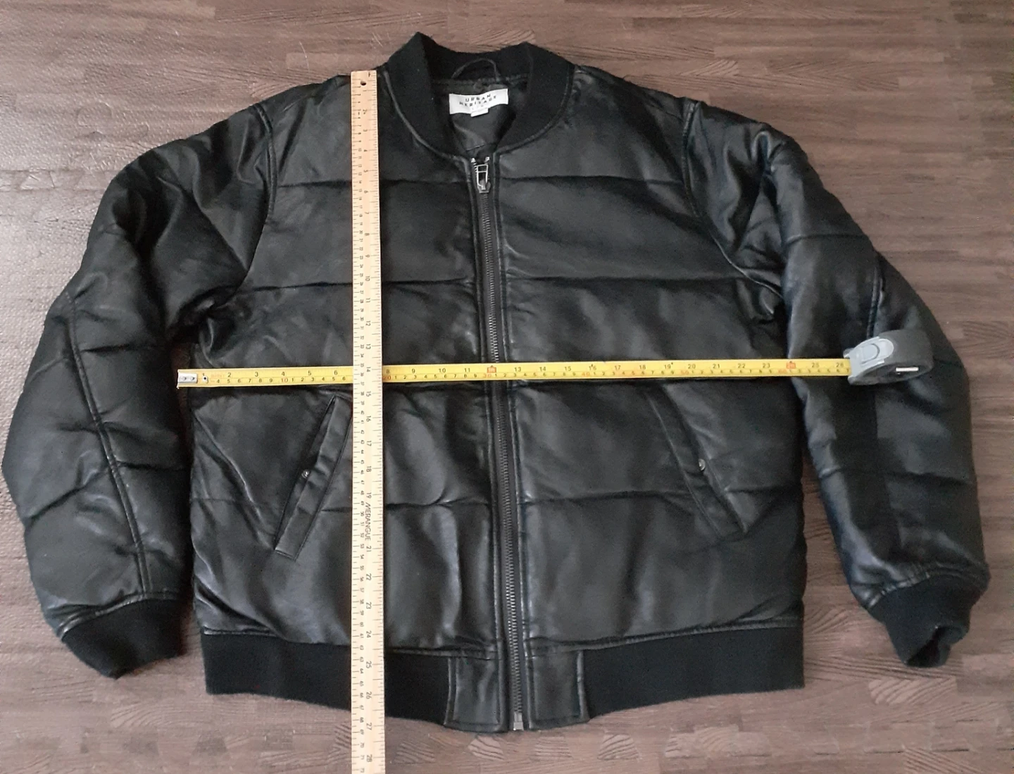 Urban Heritage Black Bomber Jacket