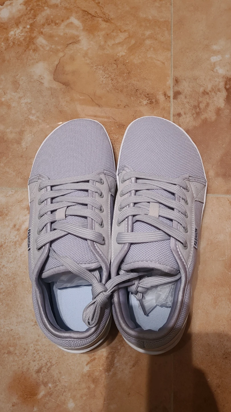 New Light Grey Fashion Sneakers size 9.5