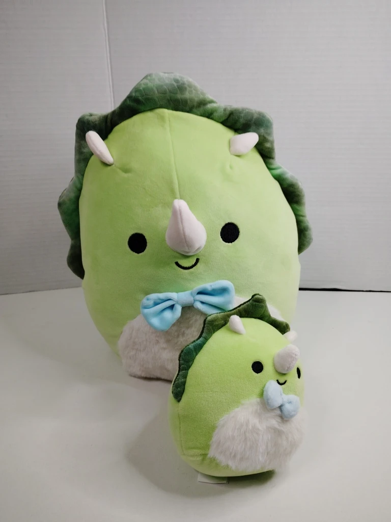 Squishmallows Tristan Triceratops Set - photo 3