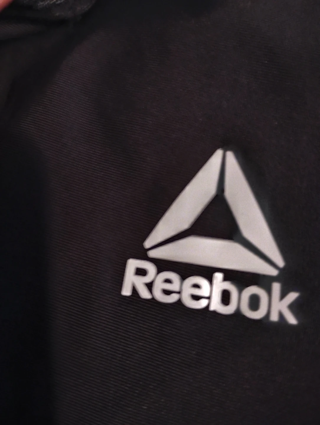 Reebok Black Zip-Up Swim Jacket