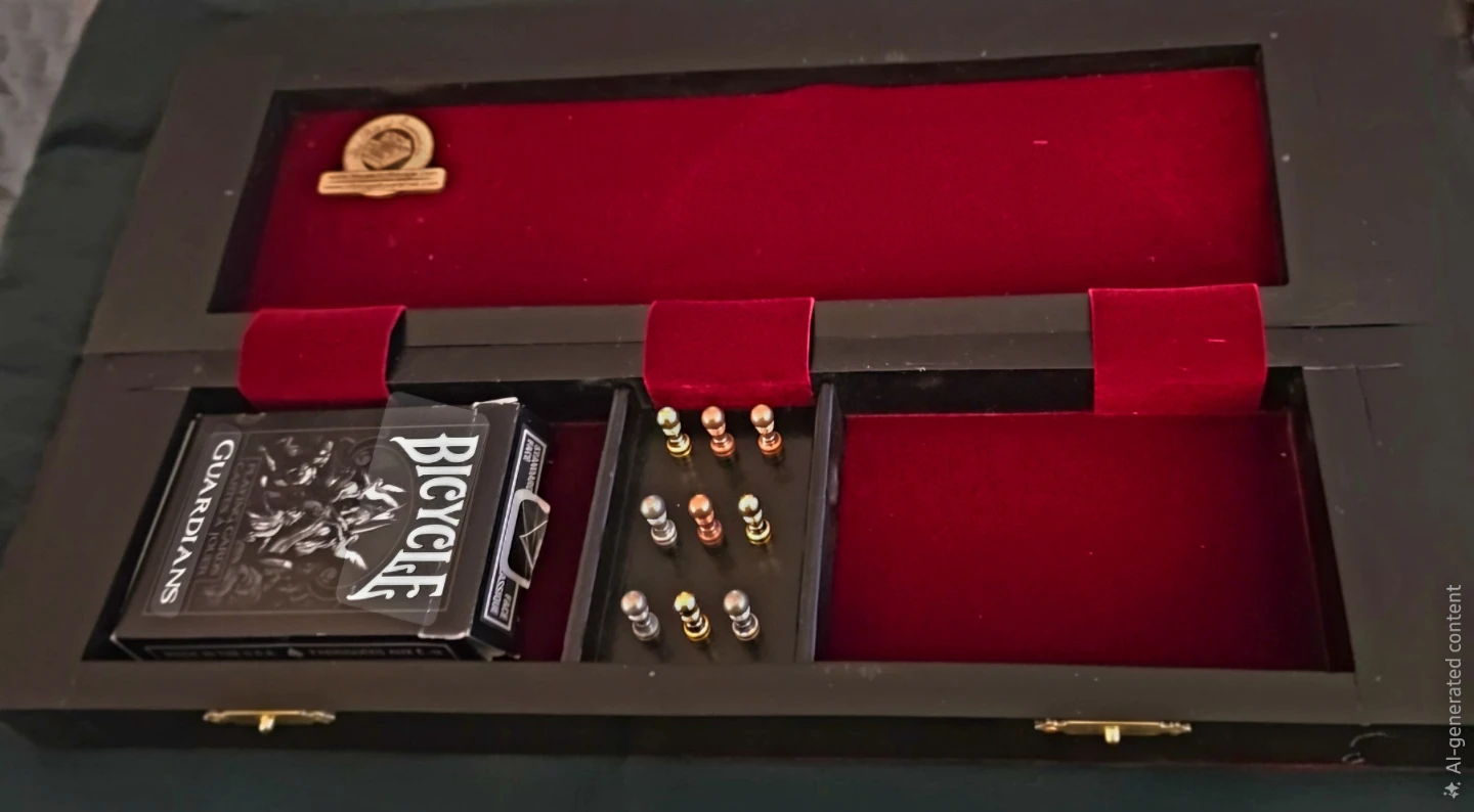 Cribbage Board Set with Bicycle Playing Cards - photo 2
