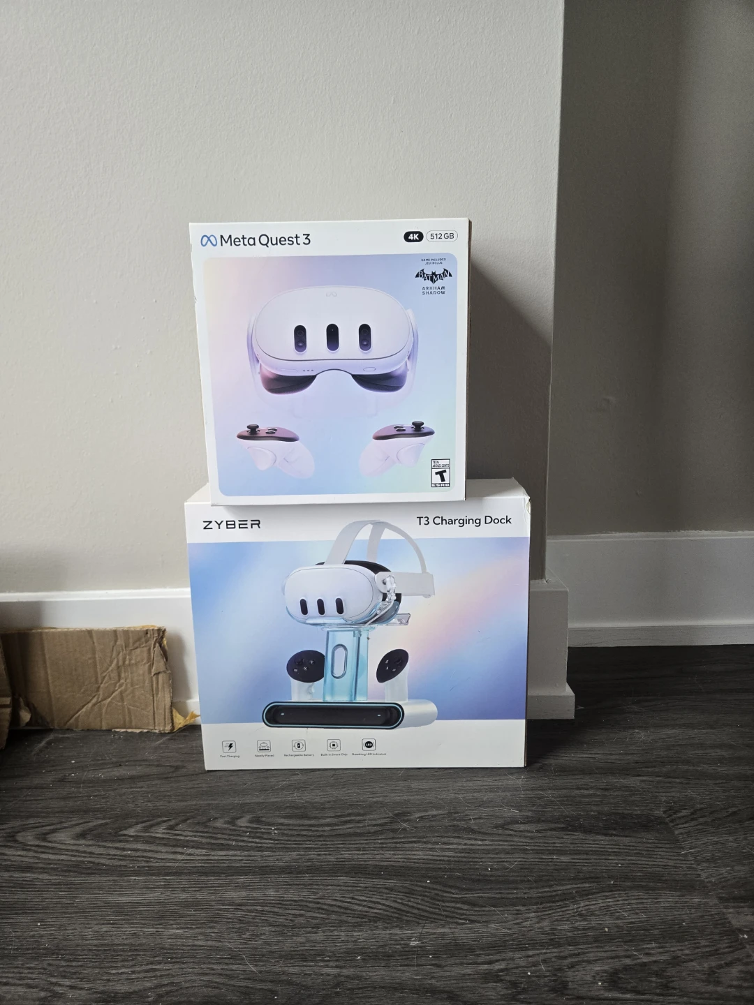 Meta Quest 3 512GB VR Headset and ZYBER Charging Dock - photo 2