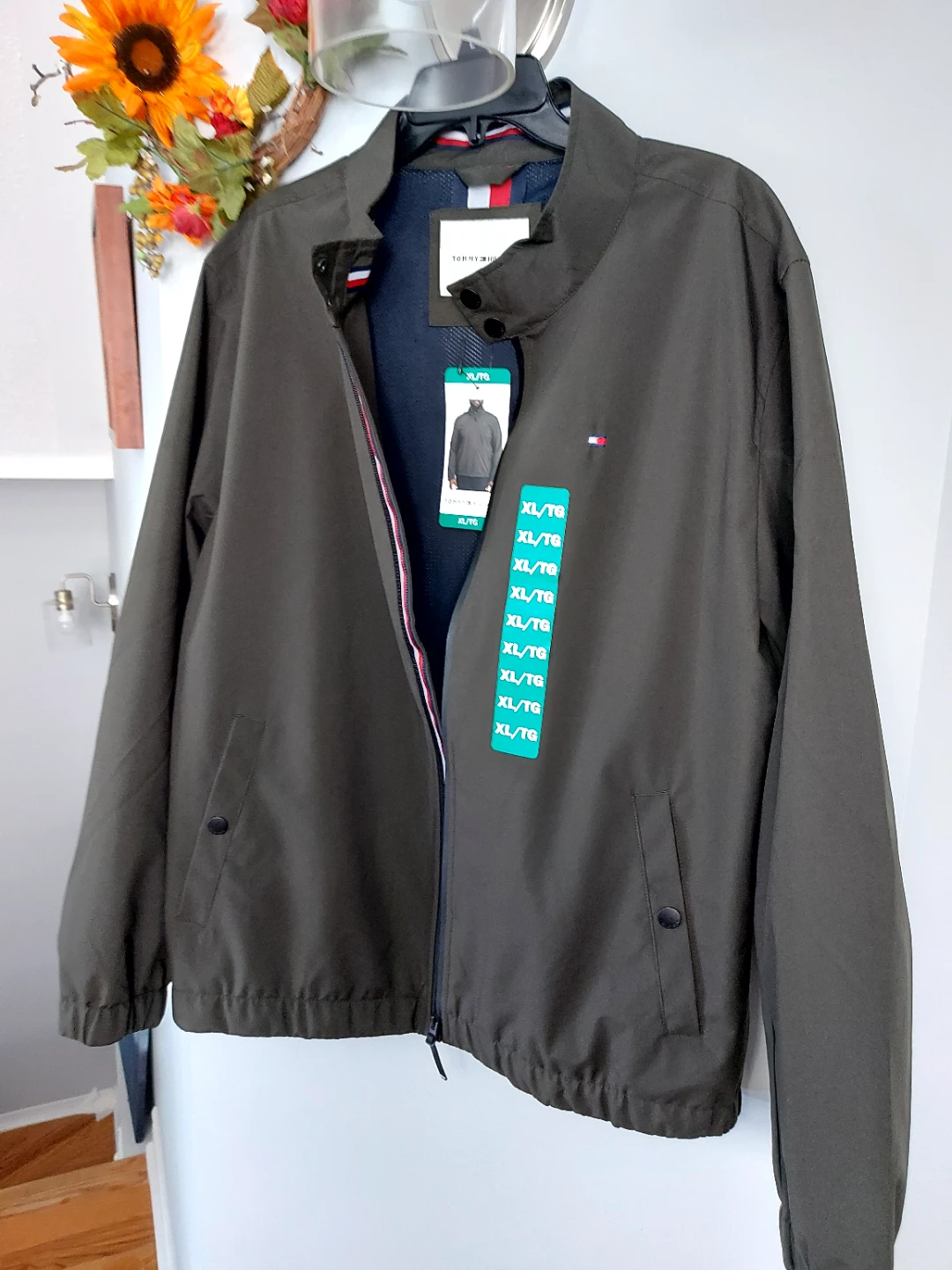 New Tommy Hilfiger Olive Jacket XL - photo 3