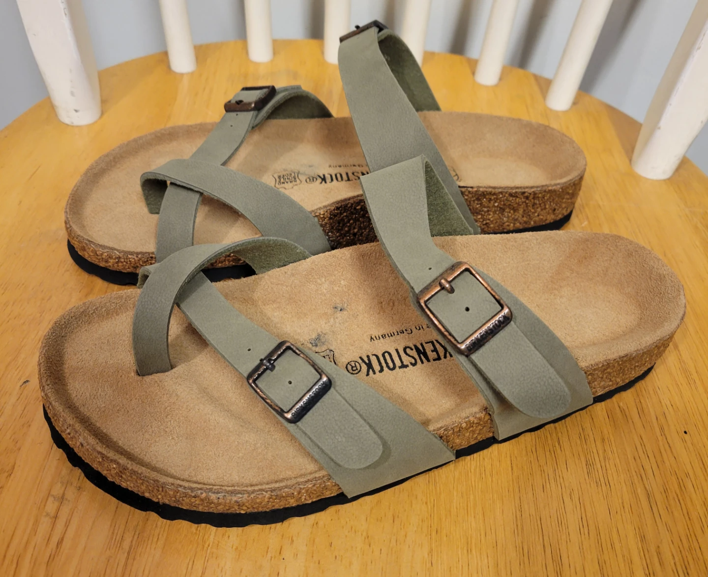 Birkenstock Mayari Stone color Women's Sandals Size 39 / 8 NEW - photo 2