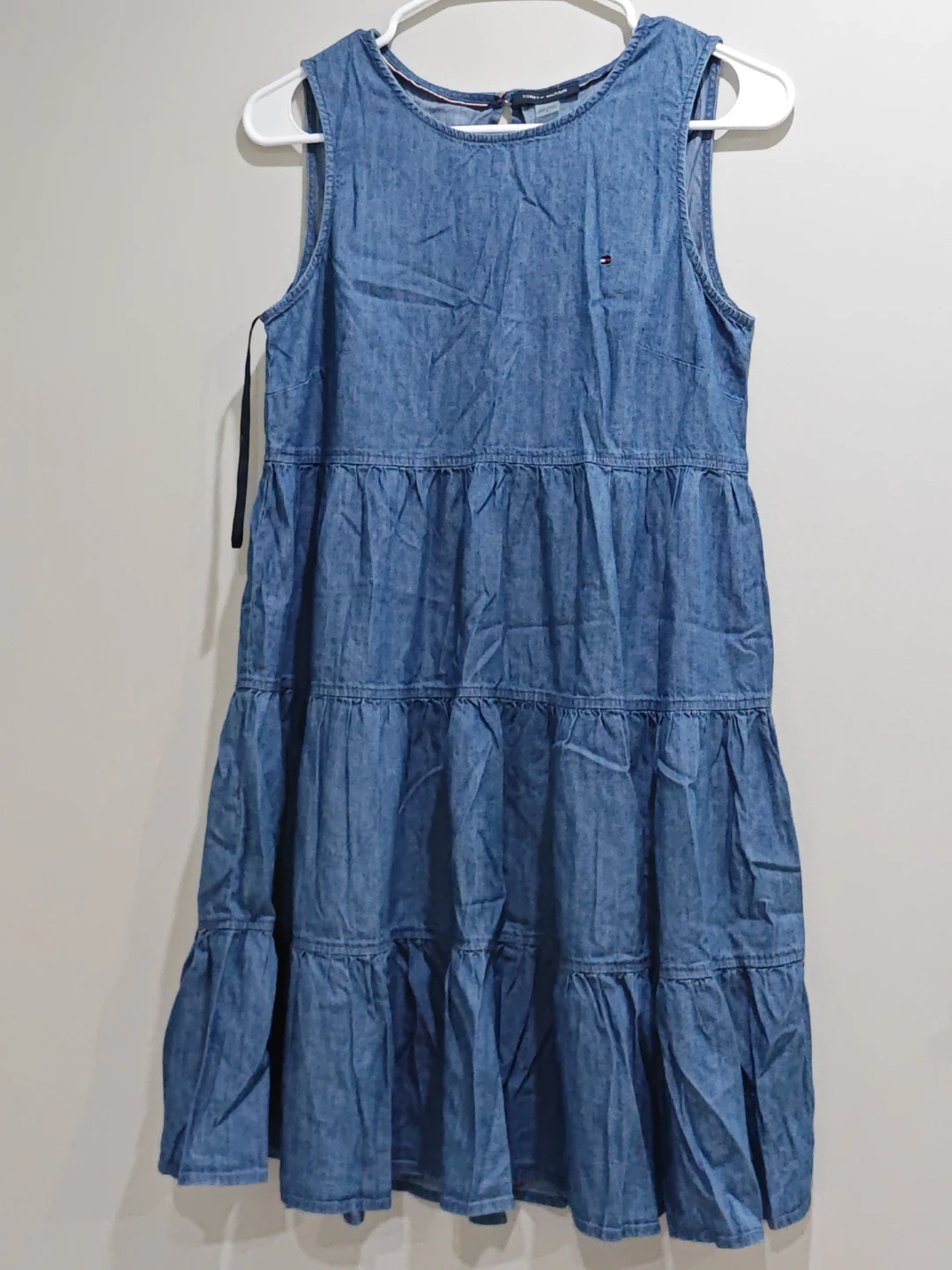 Tommy Hilfiger Tiered Chambray Dress