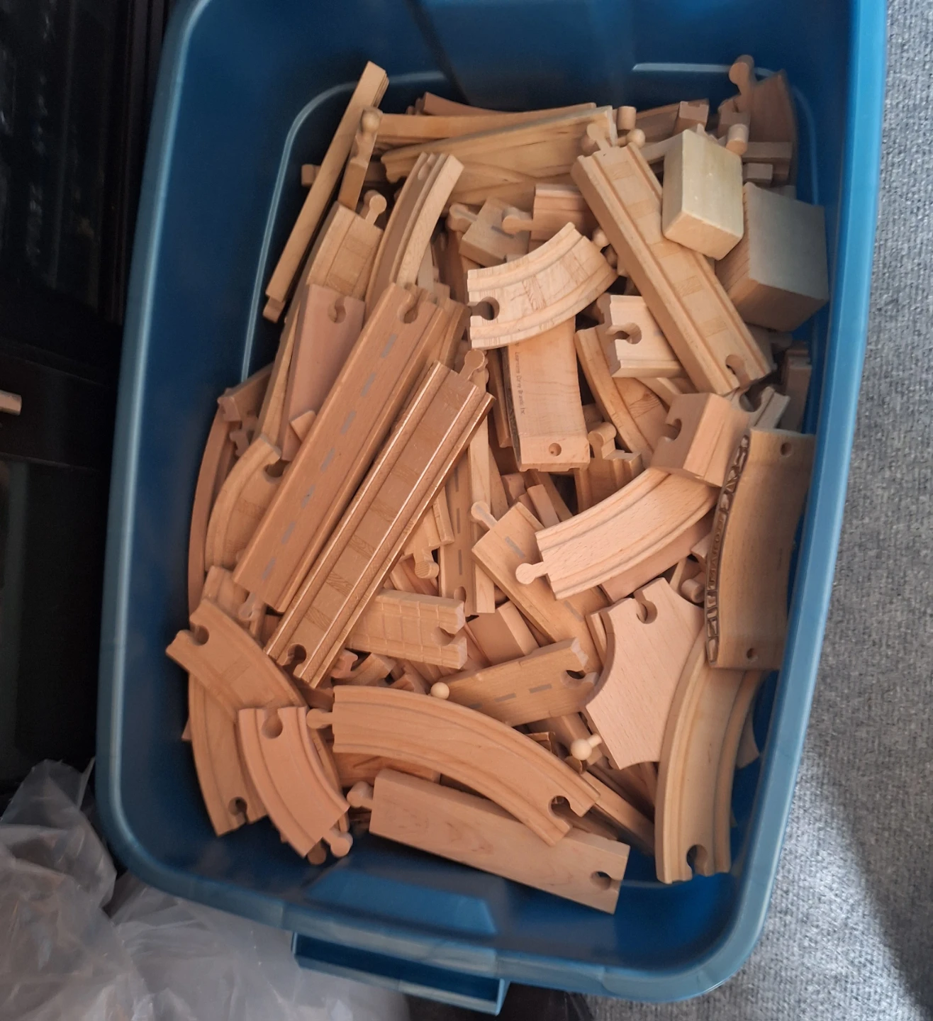 Large Collection of Thomas & Friends Wooden Trains and Tracks
