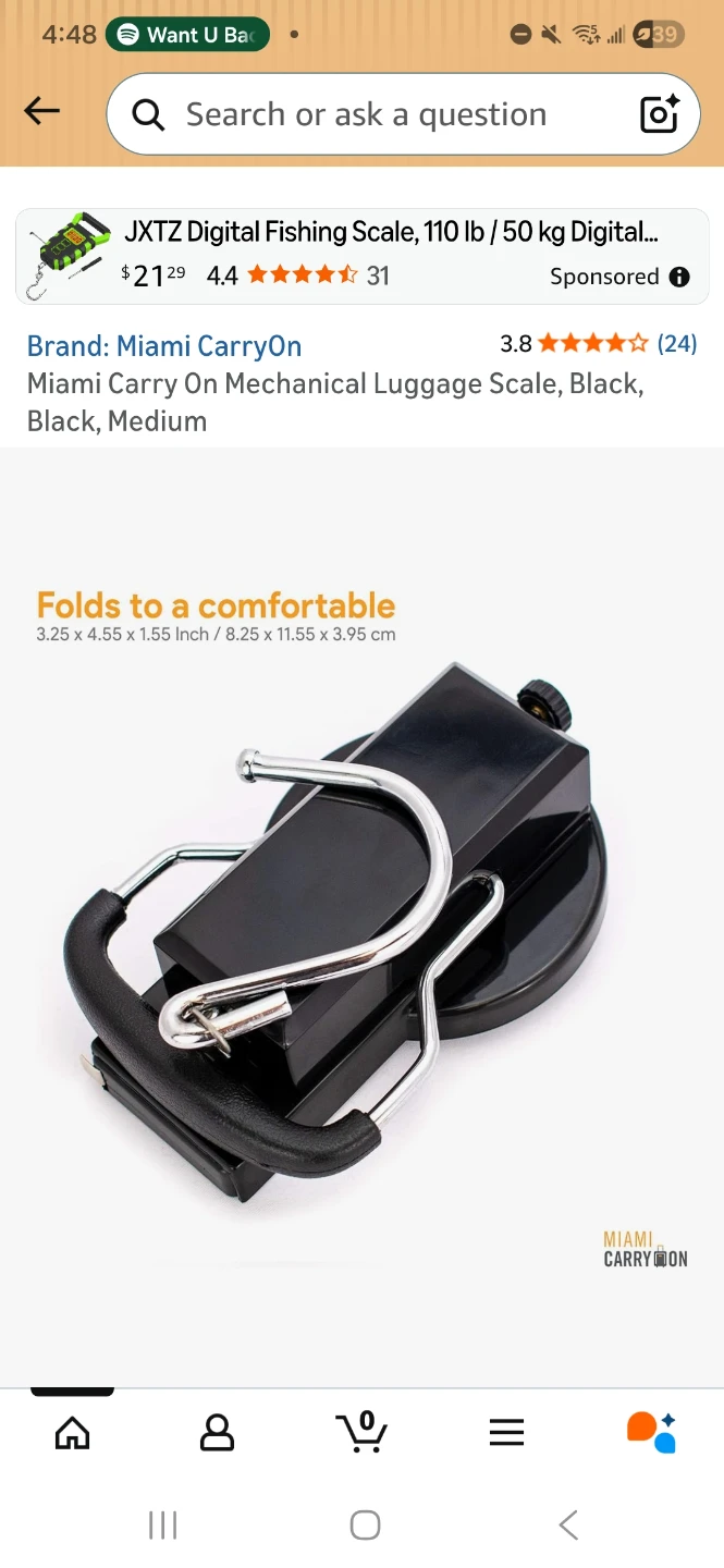 Miami CarryOn Mechanical Luggage Scale - photo 2