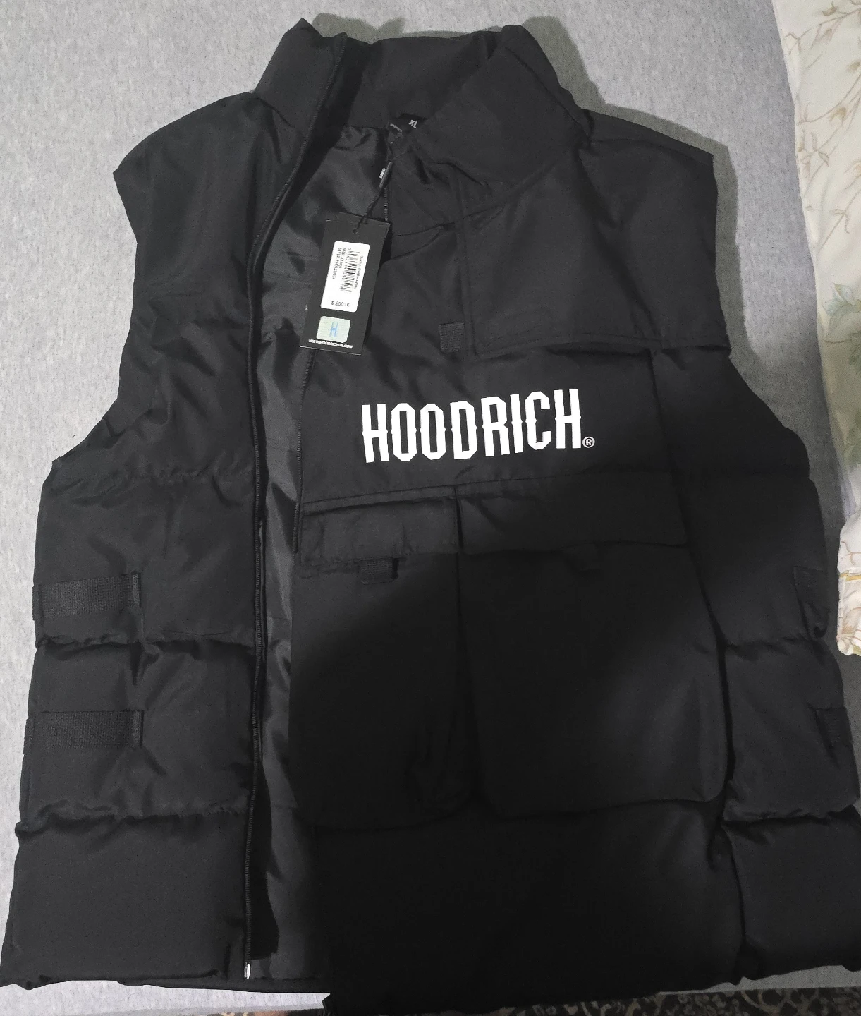 Hoodrich Quantum Gilet Black/White - Size XL