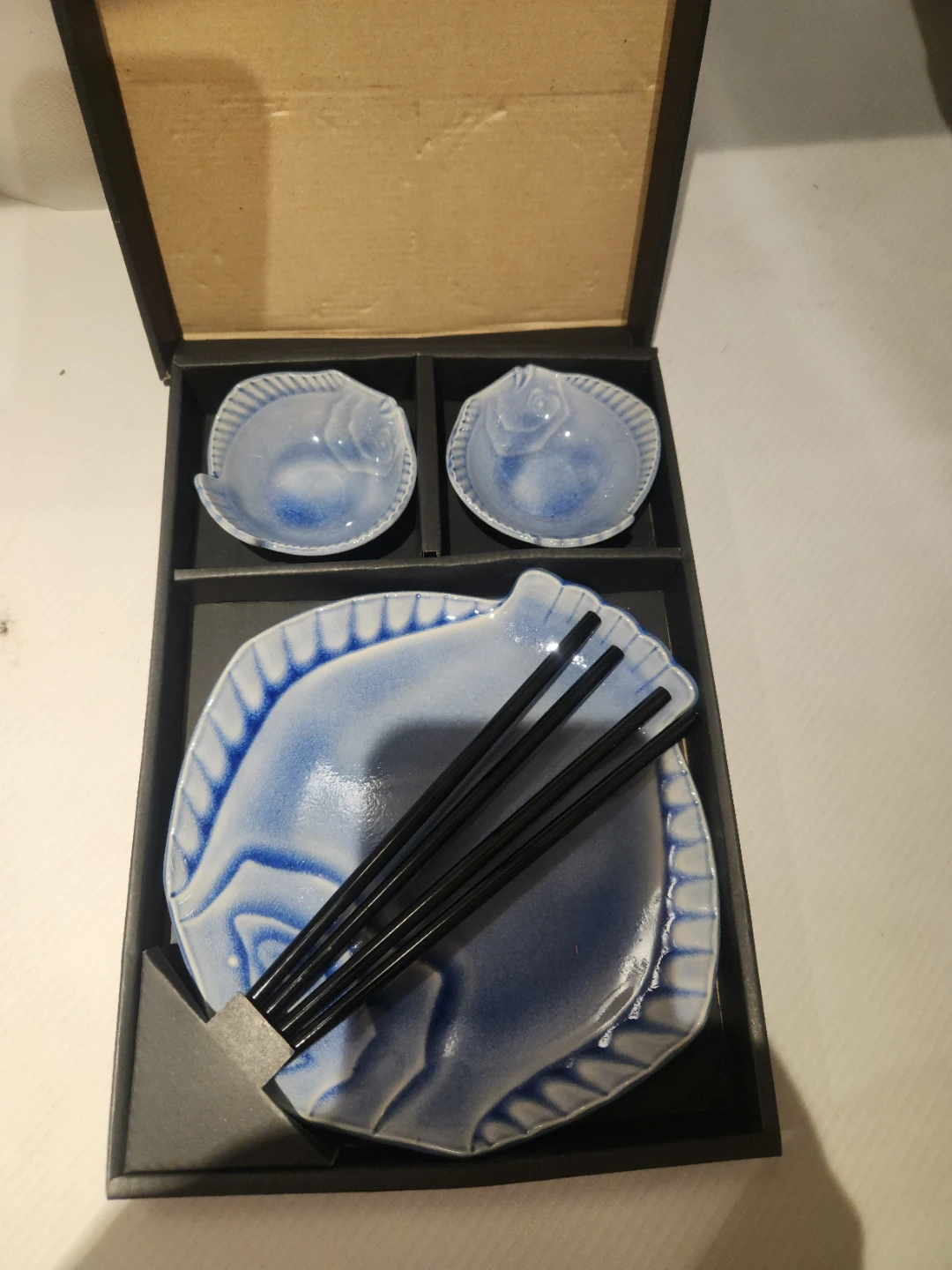 Fish-Shaped Ceramic Dinnerware Set