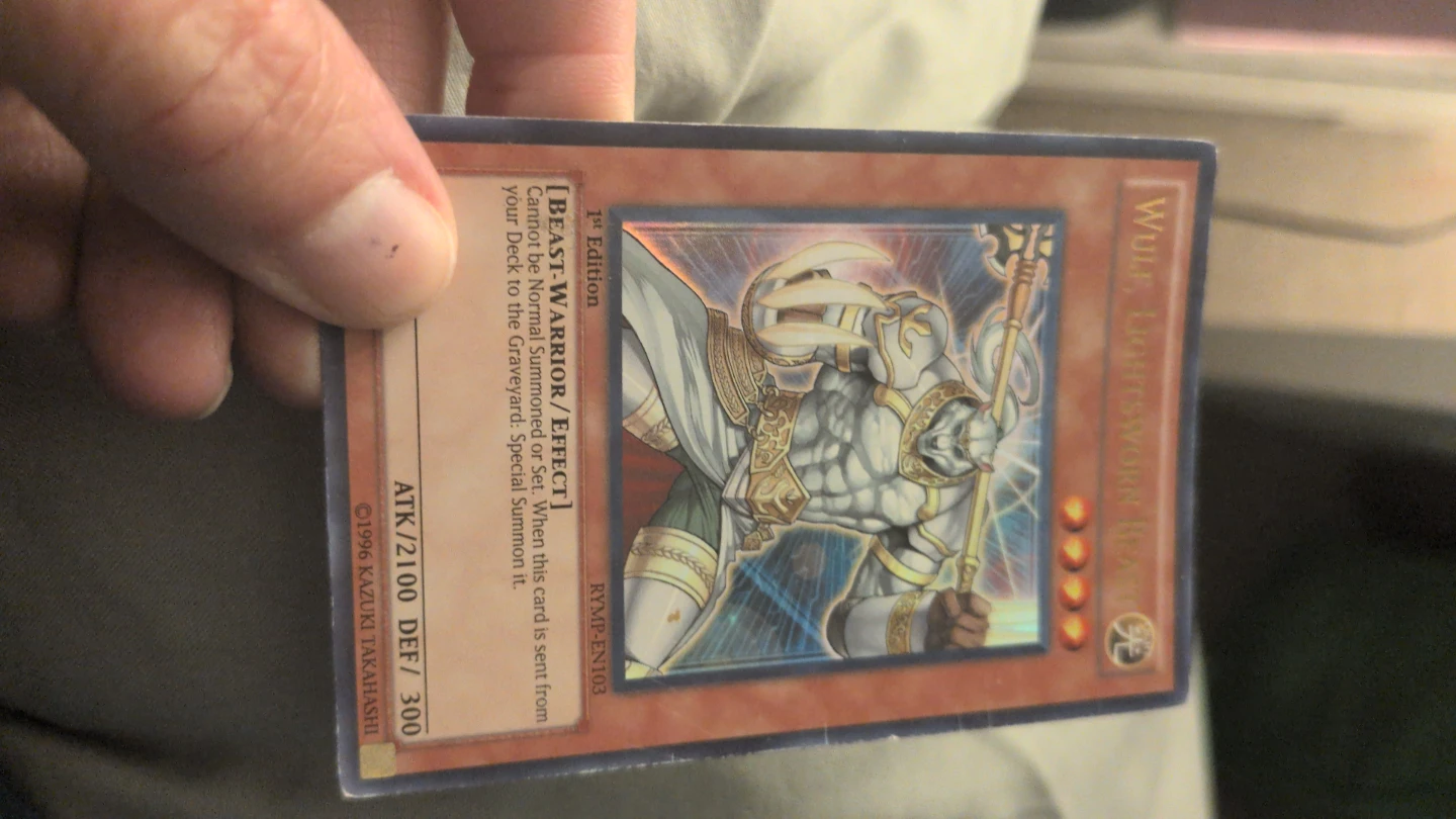 Wulf, Lightsworn Beast 1st Edition Yu-Gi-Oh! Card