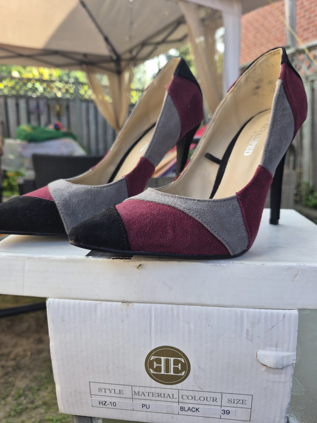 Revamped Colourblock Women Heels