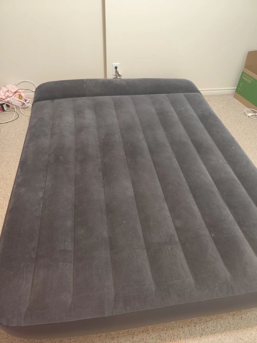 Intex Air Mattress with Built-in Pump: pickup on monday morning!
