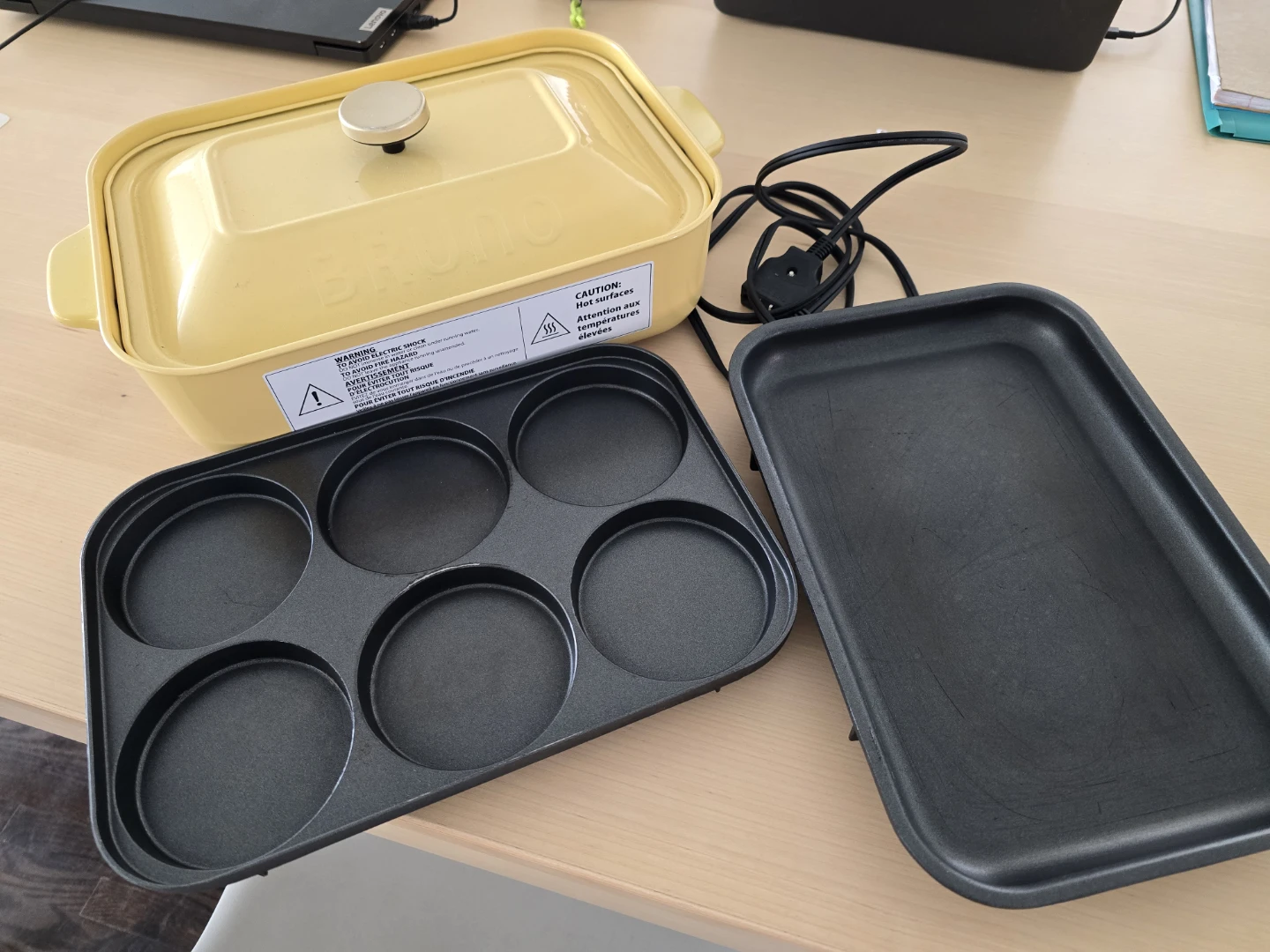 BRUNO Compact Hot Plate Yellow - photo 3