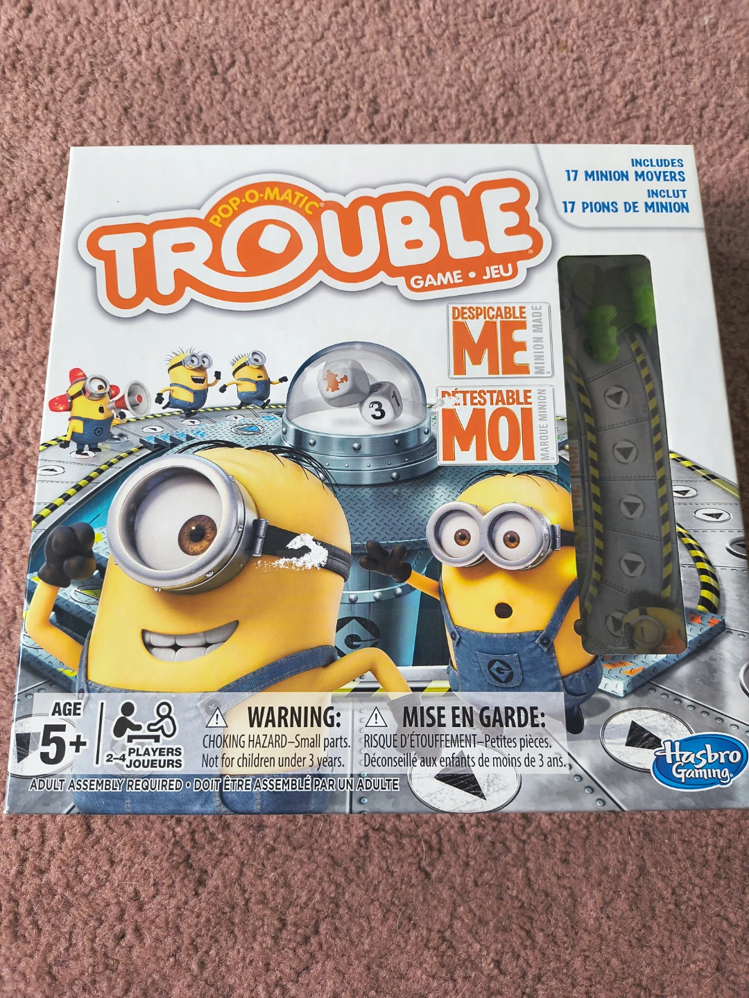 Hasbro Pop-O-Matic Trouble Despicable Me Game🏈