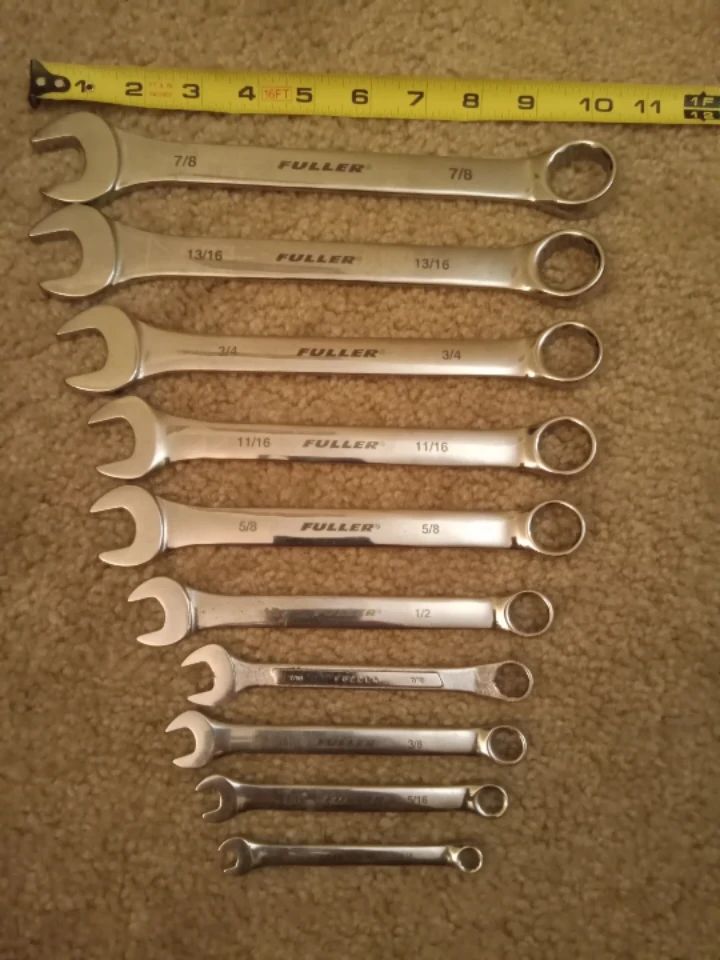 Fuller Combination Wrench Set