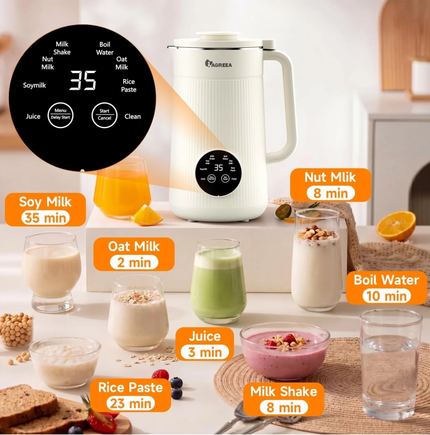 Nut Milk Maker Machine 🏈 - photo 3