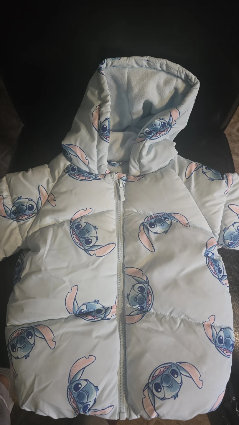 Disney Stitch Hooded Puffer Jacket