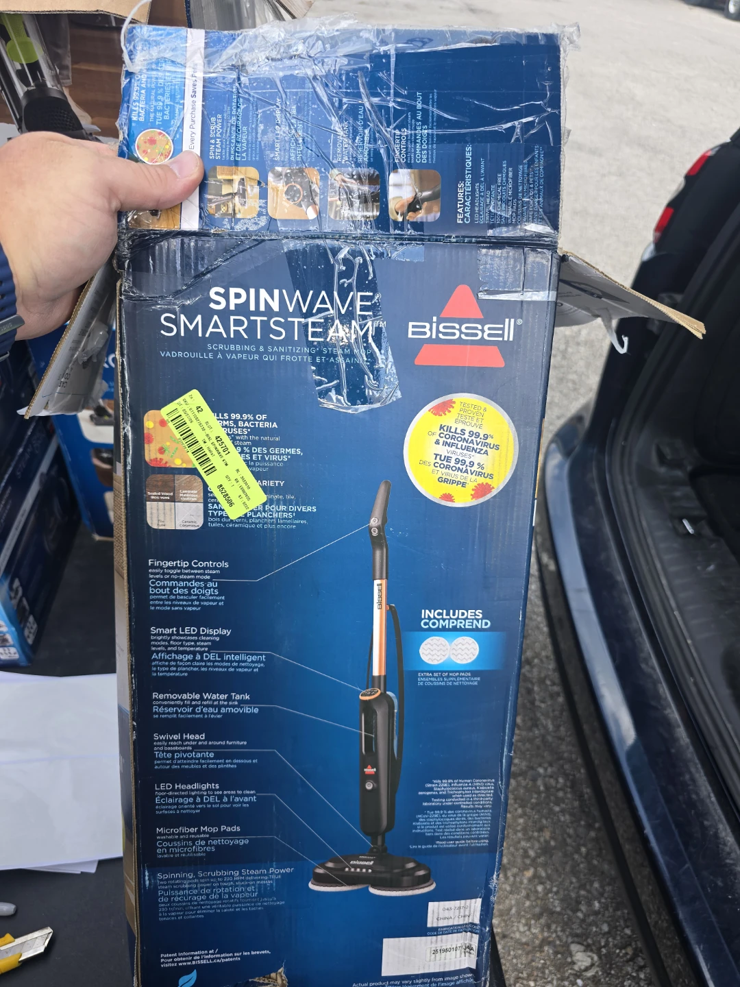 Bissell SpinWave SmartSteam Hard Floor Cleaner - photo 3