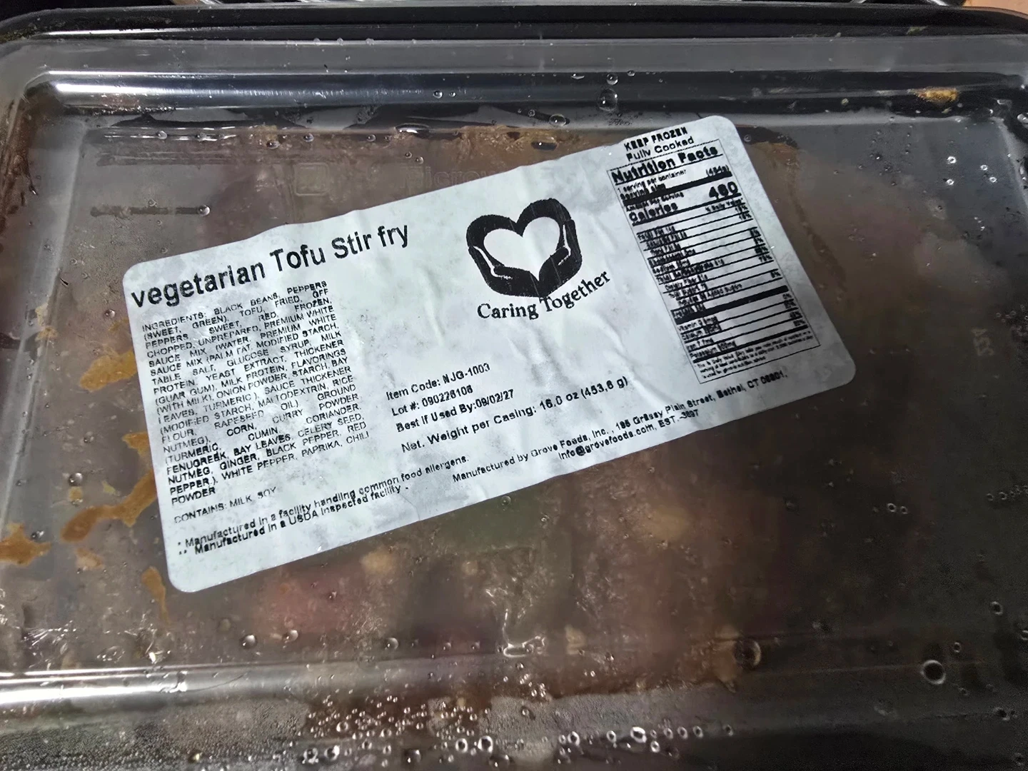 Caring Together Frozen Vegetarian Meals
