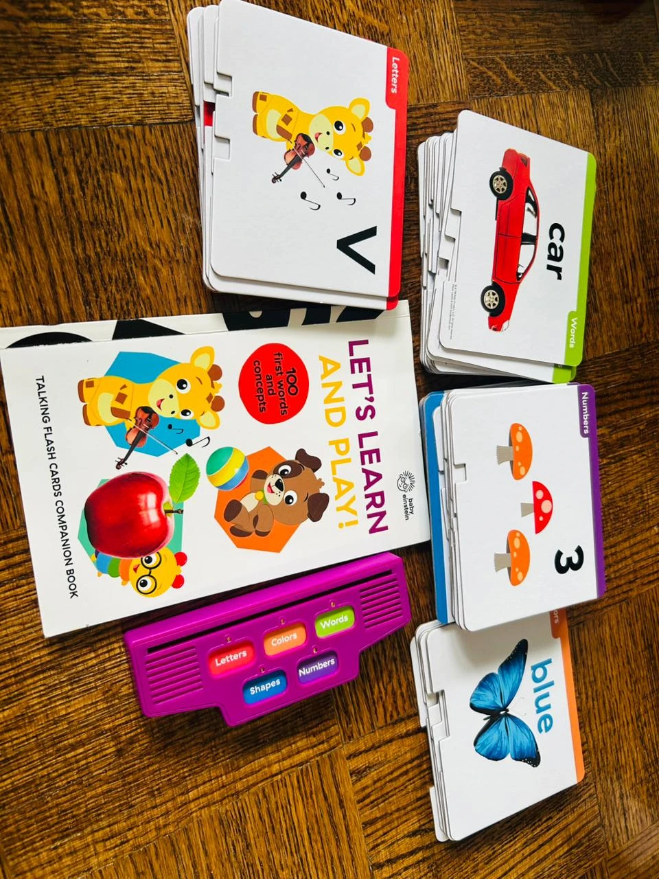 Baby Einstein Let's Learn and Play Talking Flash Cards