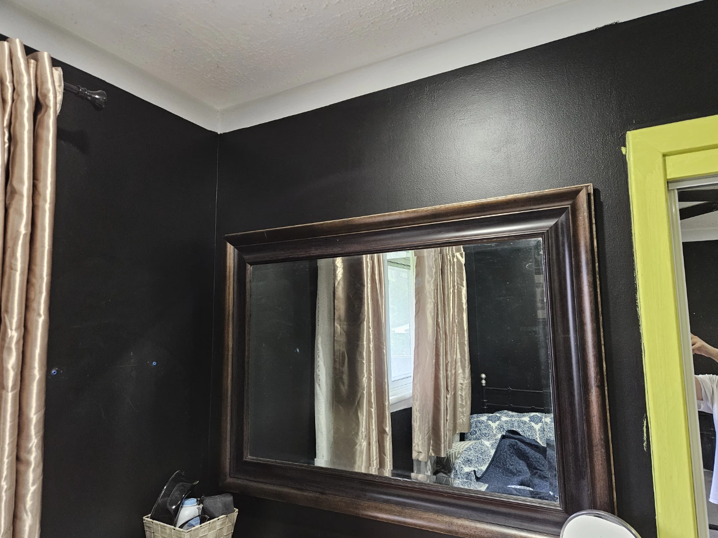 Large Wooden Wall Mirror