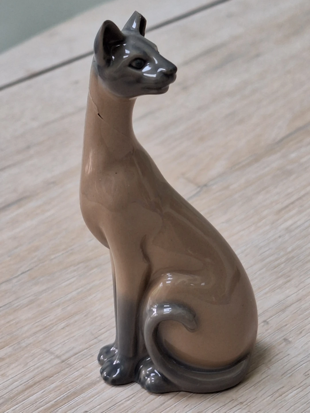 Franklin Mint Siamese Cat Figurine