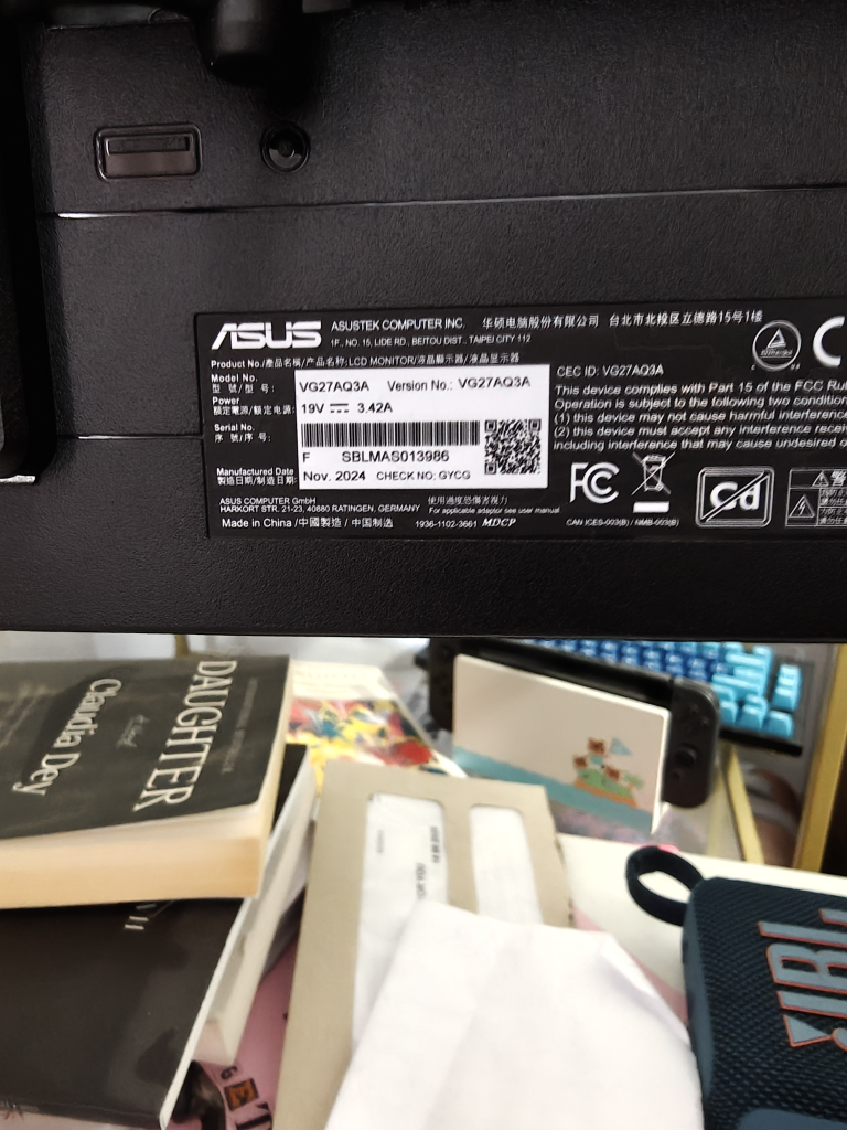 ASUS VG27AQ3A 27" LCD Monitor - photo 3