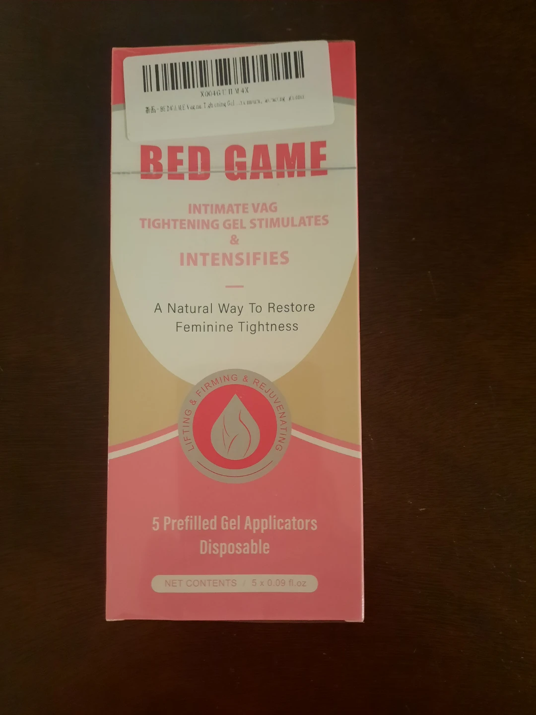 Bed Game Vaginal Tightening Gel 5 Pack